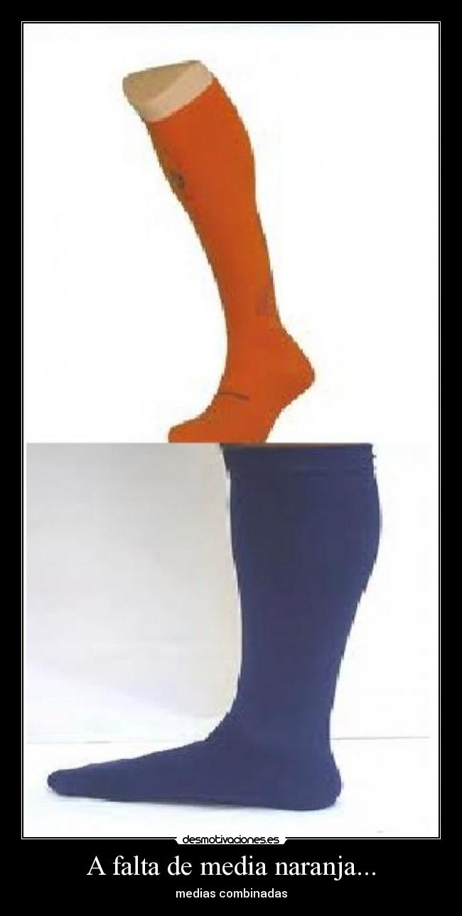 A falta de media naranja... - 