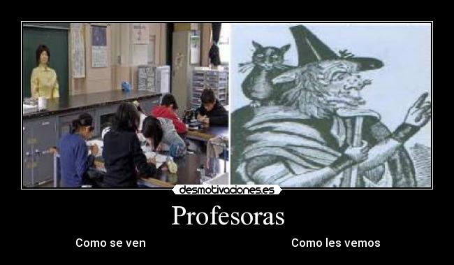 Profesoras - Como se ven                                                    Como les vemos