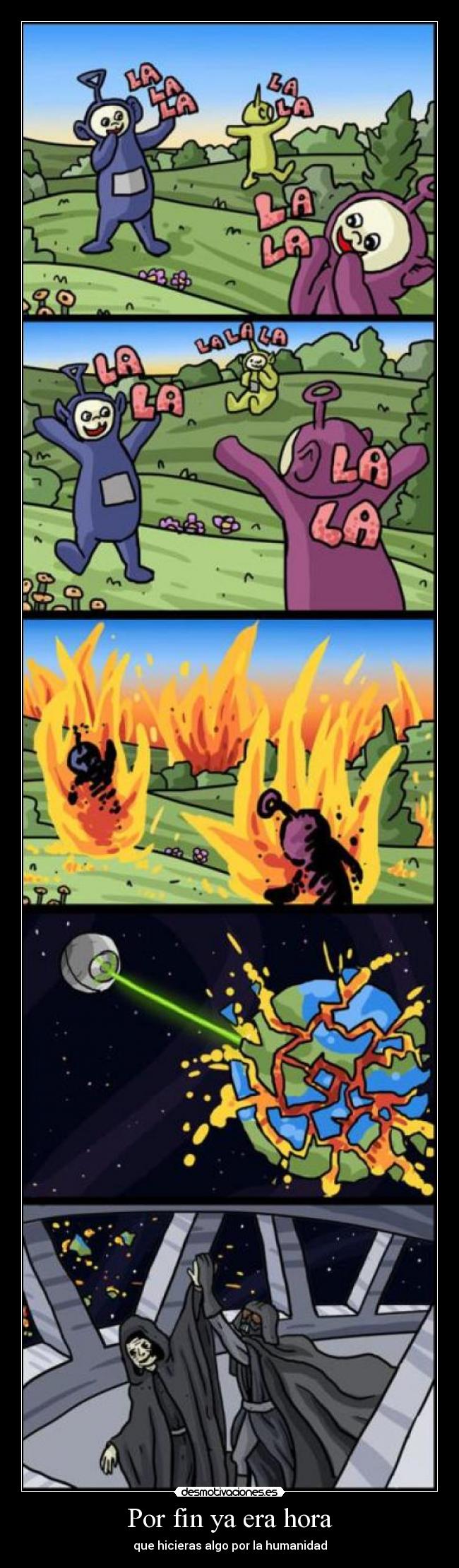 Por fin ya era hora -