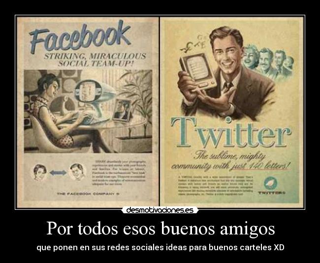 carteles amigos facebook twitter amigos jajaja desmotivaciones