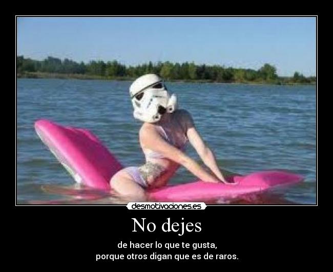 No dejes -