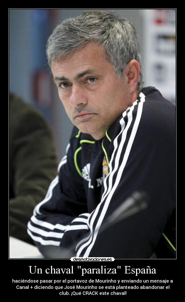 Un chaval paraliza España -