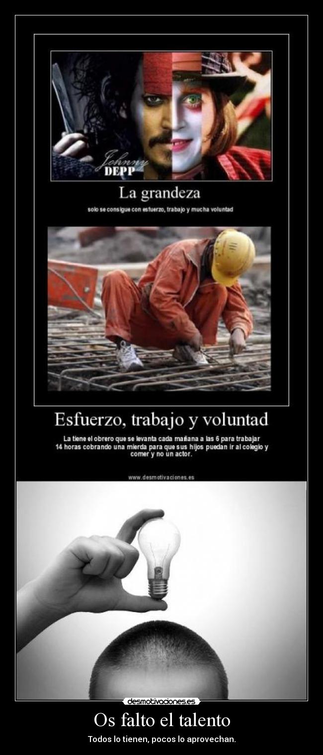 Os falto el talento - 