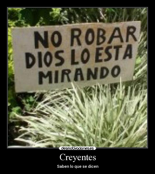 Creyentes - Saben lo que se dicen