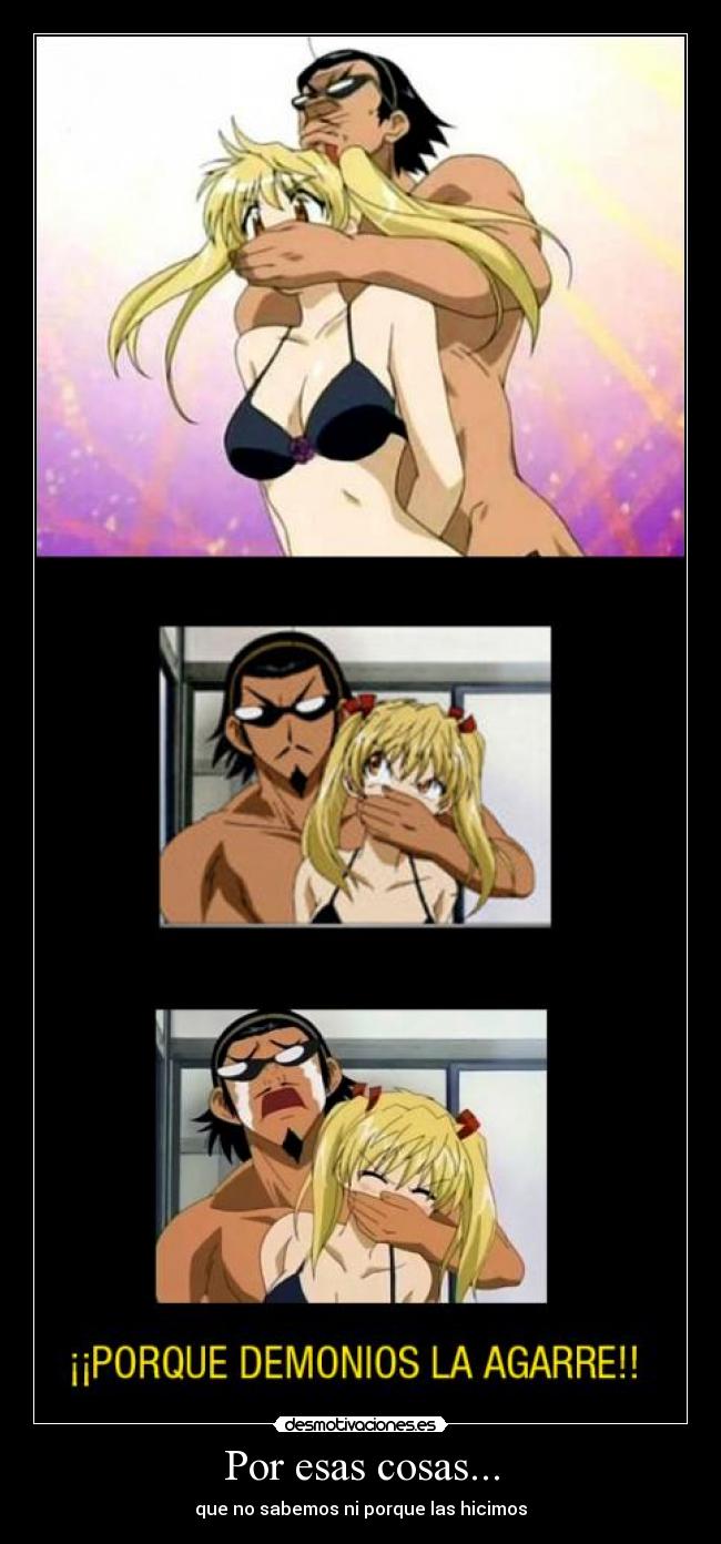 carteles school rumble historias sonrisa chiste manga desmotivaciones