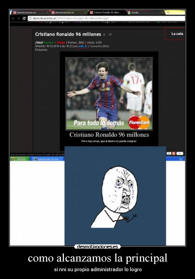 como alcanzamos la principal -