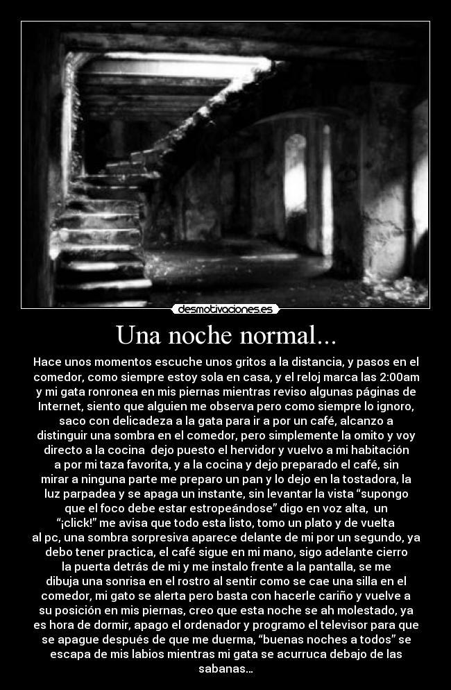 Una noche normal... -