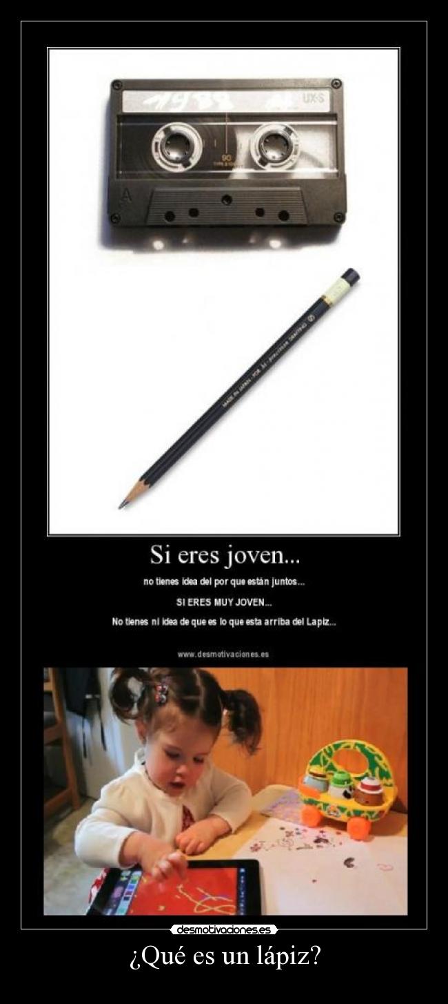 carteles lapiz ipad recuerdos del pasado desmotivaciones