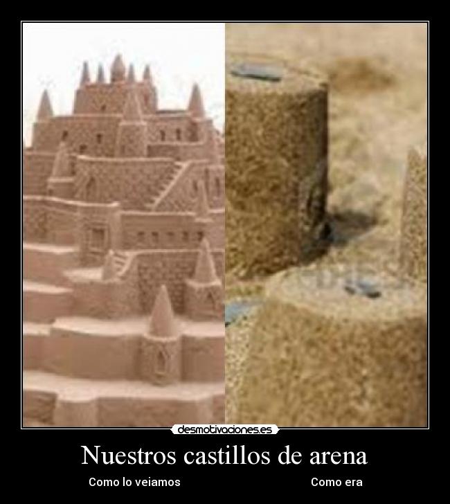 Nuestros castillos de arena - Como lo veiamos Como era