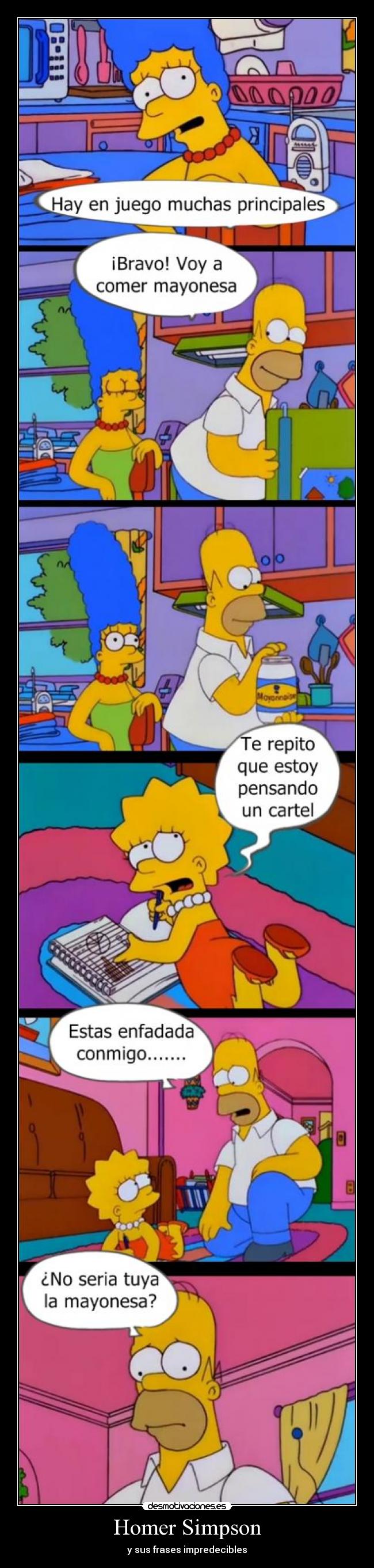 Homer Simpson - y sus frases impredecibles