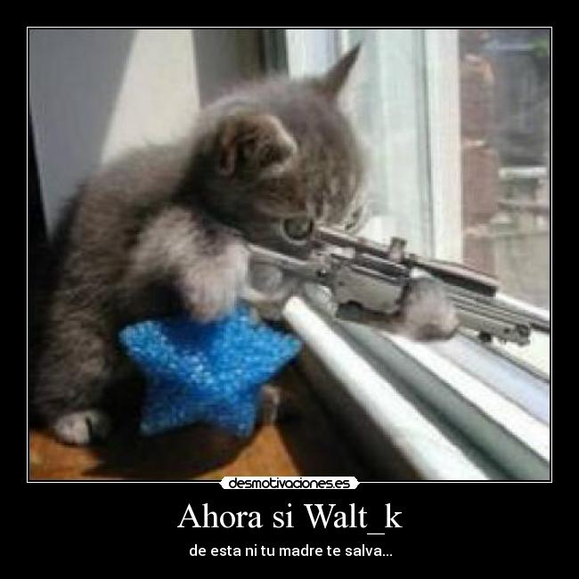 Ahora si Walt_k - de esta ni tu madre te salva...