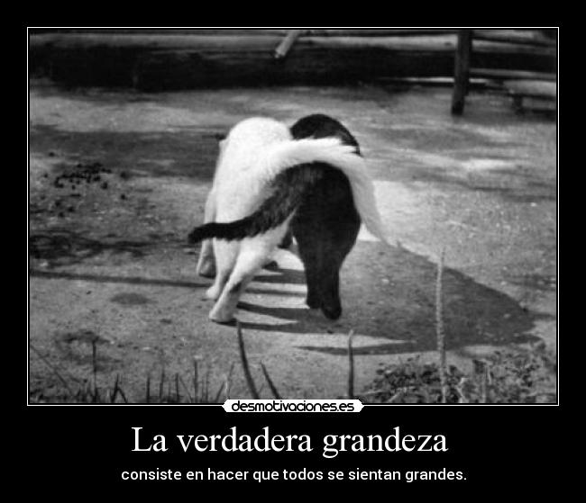 La verdadera grandeza -