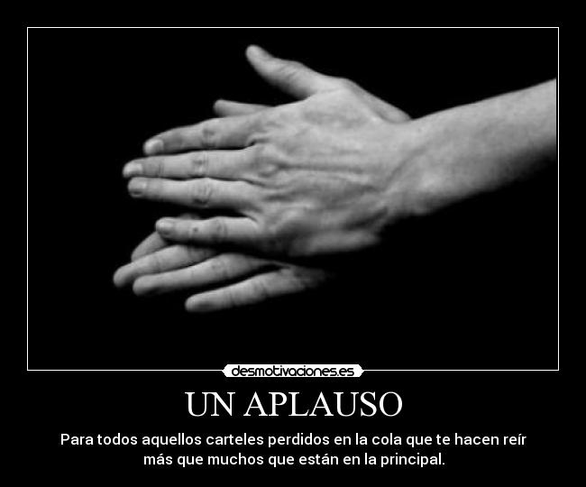 UN APLAUSO - 