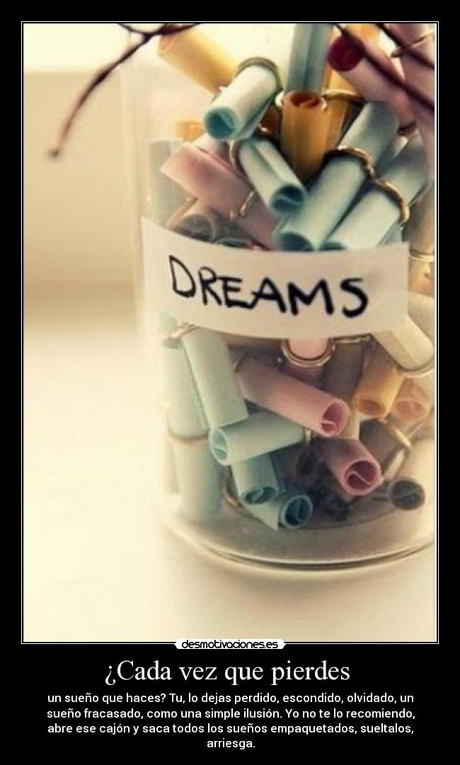 ¿Cada vez que pierdes  - 