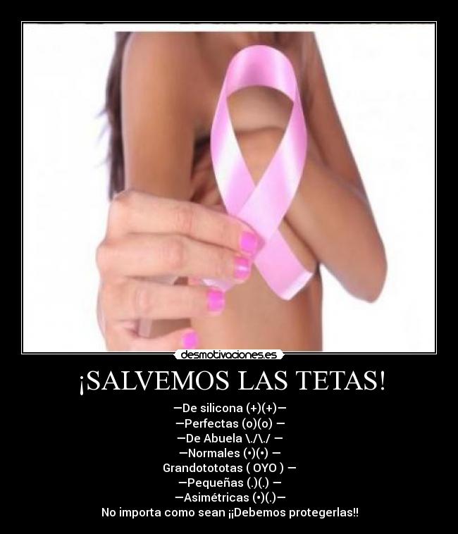¡SALVEMOS LAS TETAS! - 