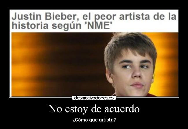 No estoy de acuerdo - 