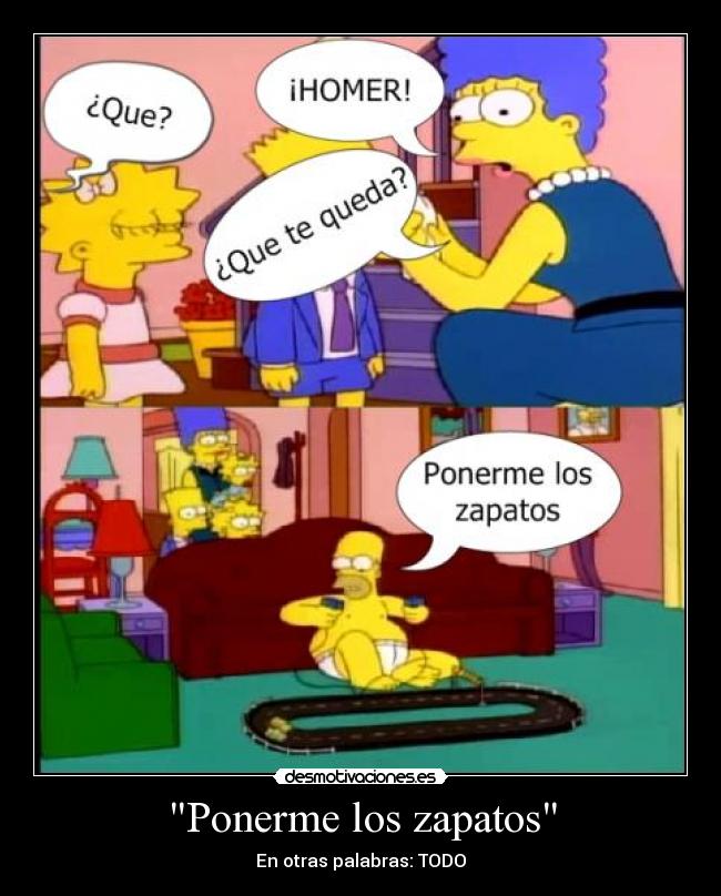 Ponerme los zapatos - 