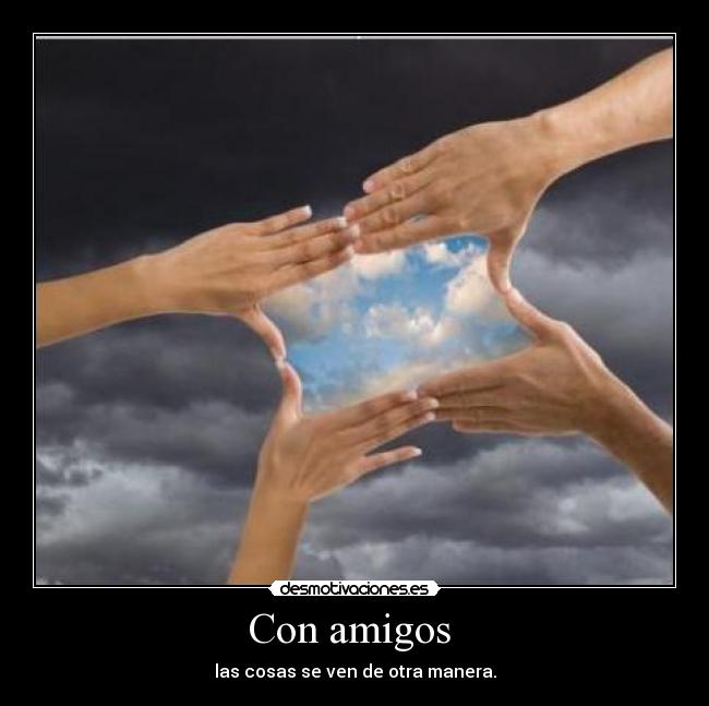 Con amigos -