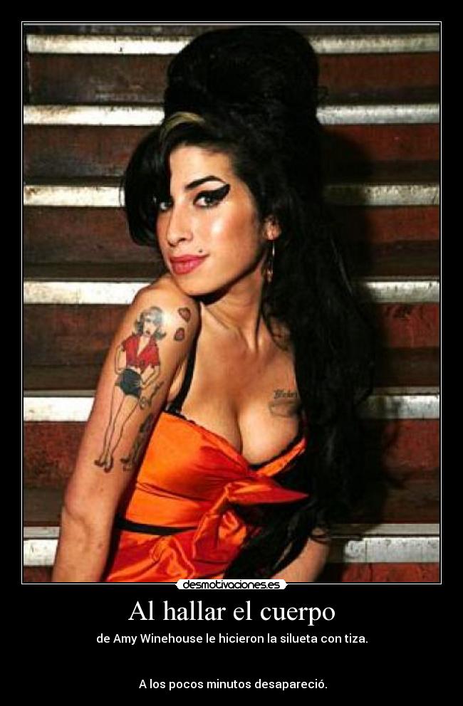 Al hallar el cuerpo -