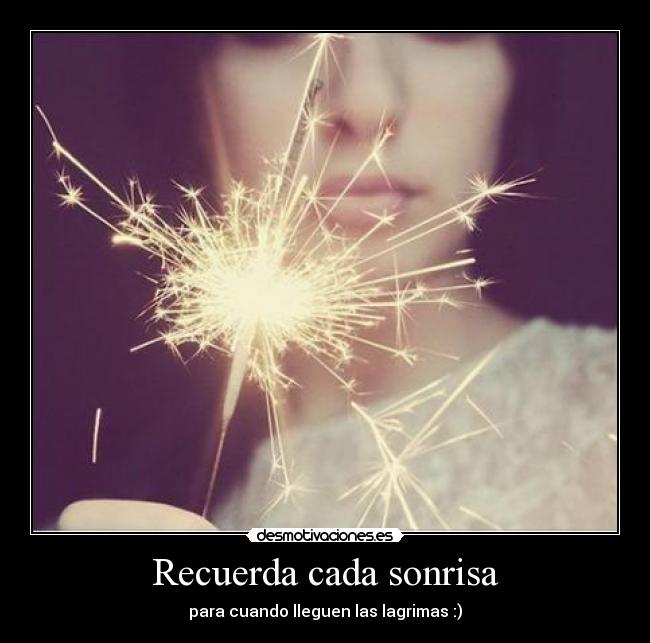 Recuerda cada sonrisa - 