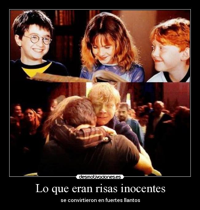 carteles harry potter ron weasly hermione granger emma watson rupert grint daniel howarts desmotivaciones