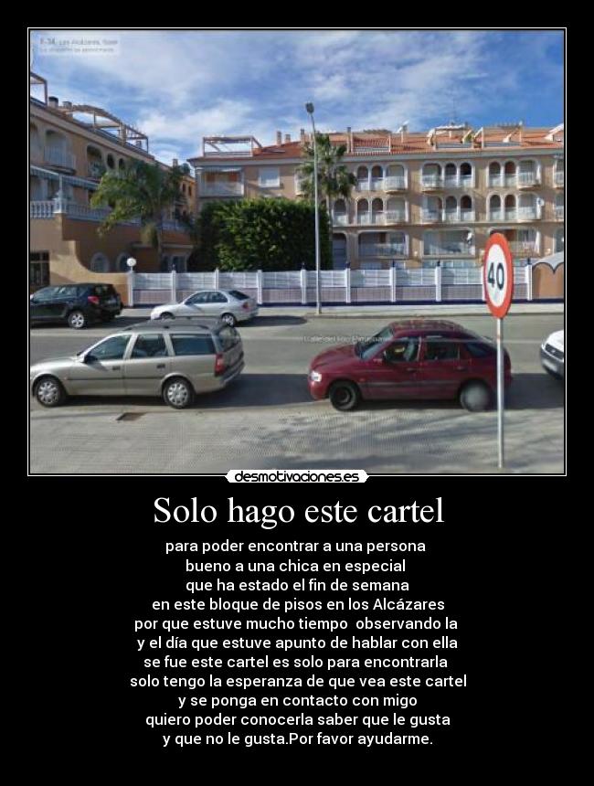 Solo hago este cartel - 