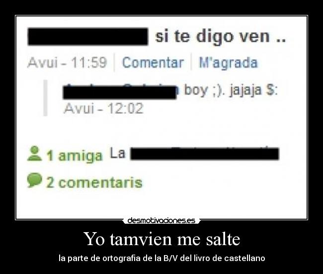 Yo tamvien me salte -