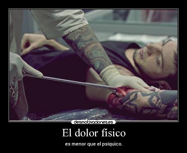 El dolor físico -