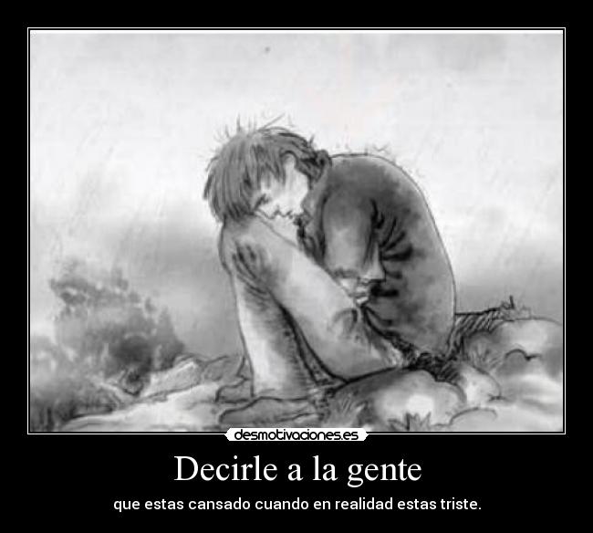 Decirle a la gente -