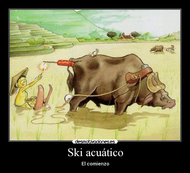 Ski acuático - El comienzo