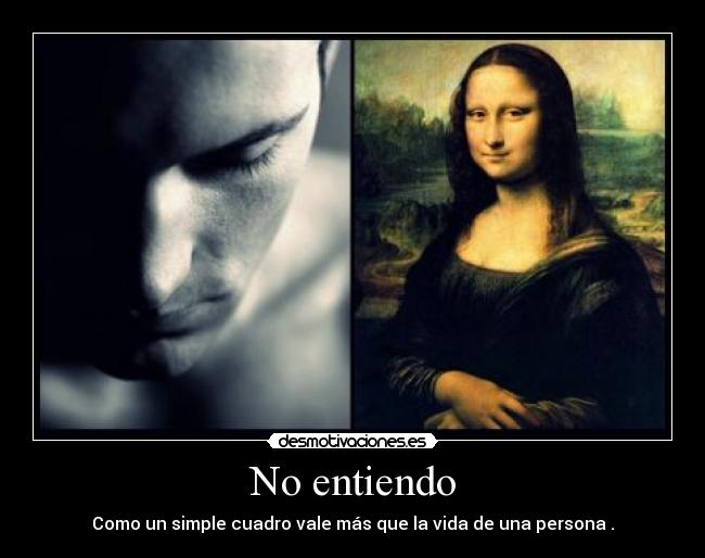 No entiendo - 