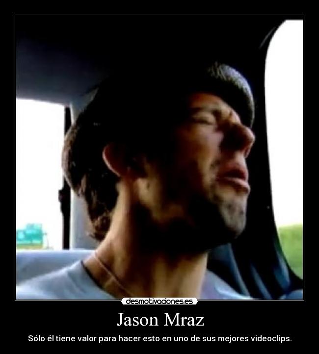 Jason Mraz - Sólo él tiene valor para hacer esto en uno de sus mejores videoclips.