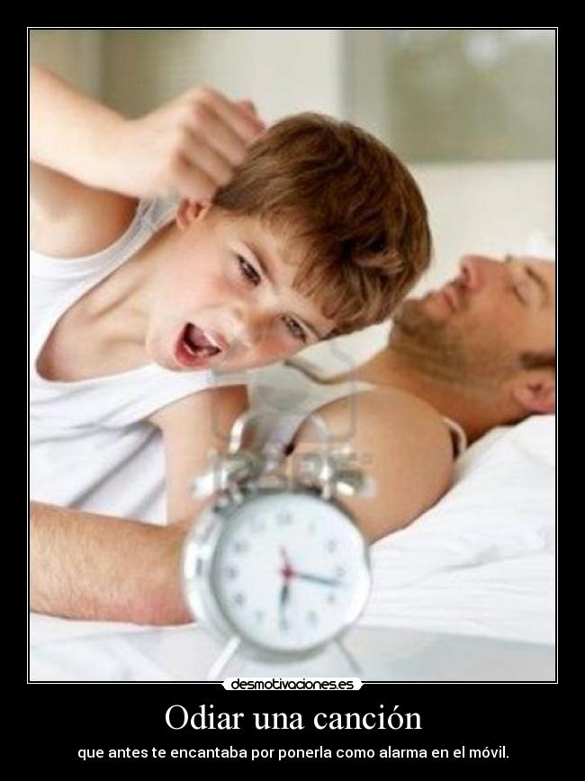 Odiar una canción -