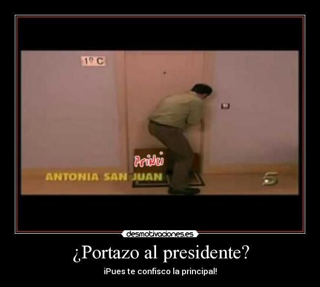 ¿Portazo al presidente? - 