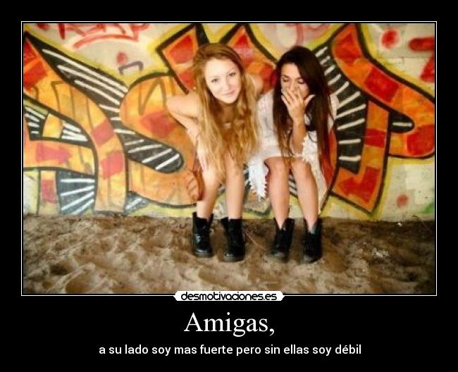 Amigas, - 