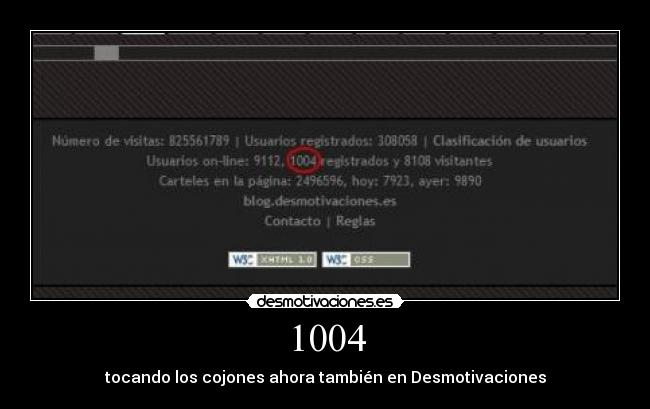 1004 - tocando los cojones ahora también en Desmotivaciones
