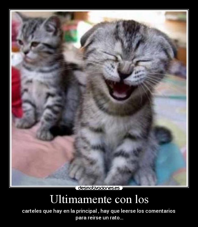 Ultimamente con los - 