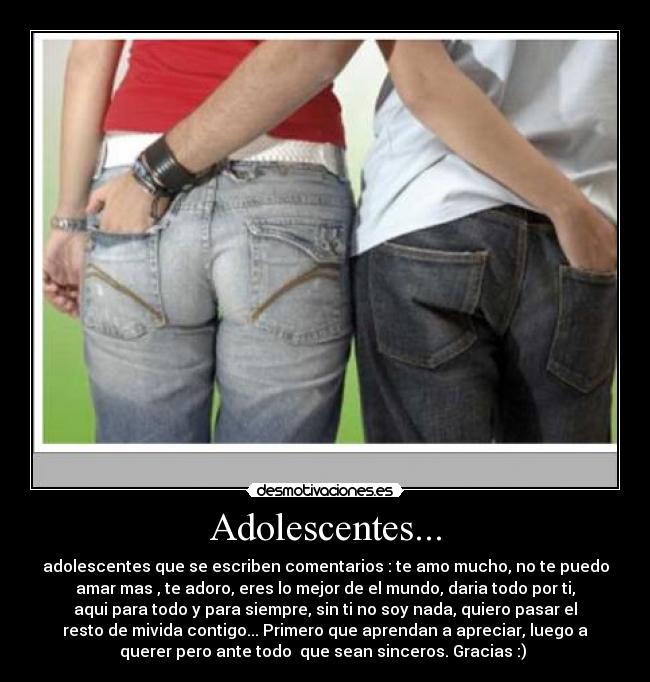 Adolescentes... -