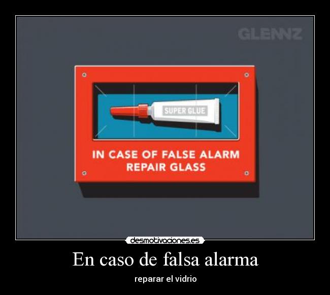 En caso de falsa alarma -