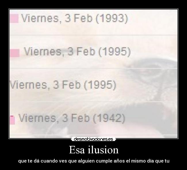 Esa ilusion -
