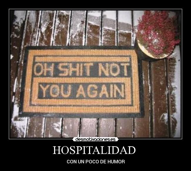 HOSPITALIDAD  - 