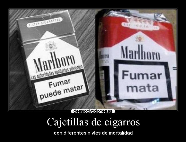 Cajetillas de cigarros -