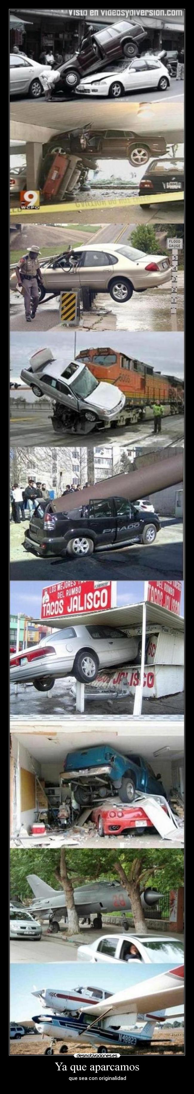 Ya que aparcamos - que sea con originalidad