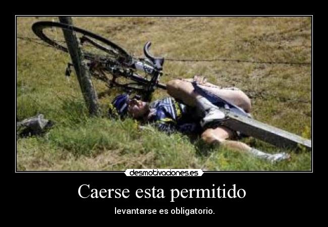 Caerse esta permitido  - 