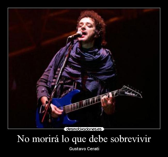 No morirá lo que debe sobrevivir -