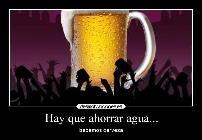 Hay que ahorrar agua... - 