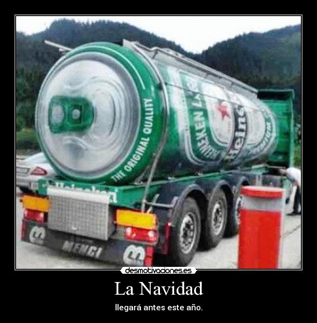 La Navidad - llegará antes este año.