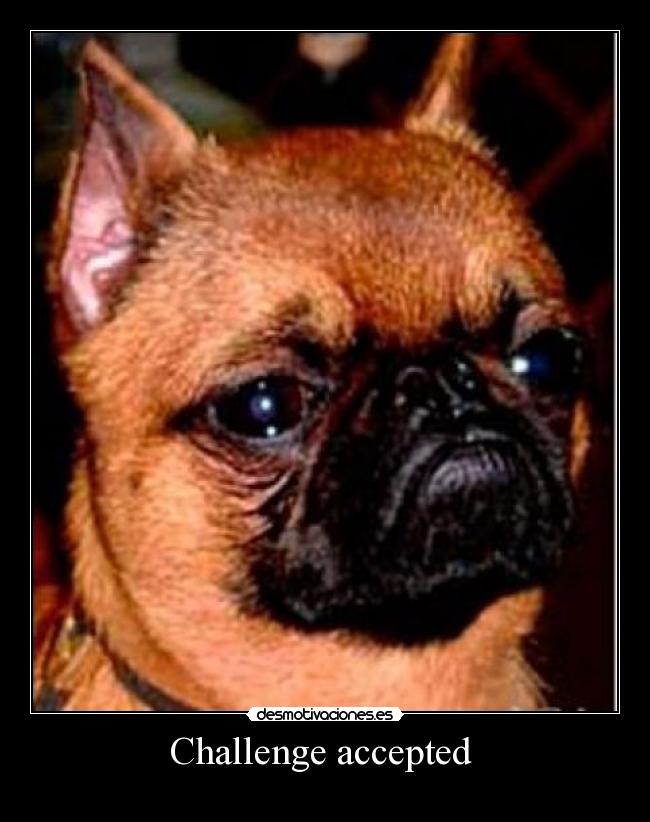 Challenge accepted  - 