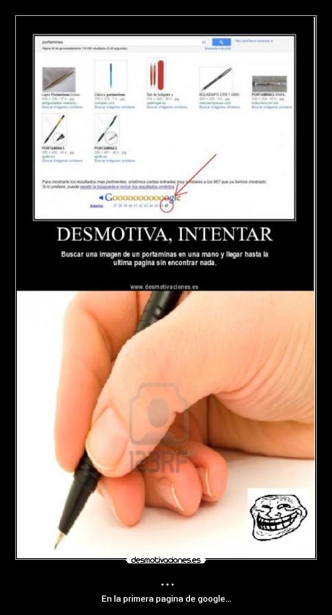 ... - En la primera pagina de google...