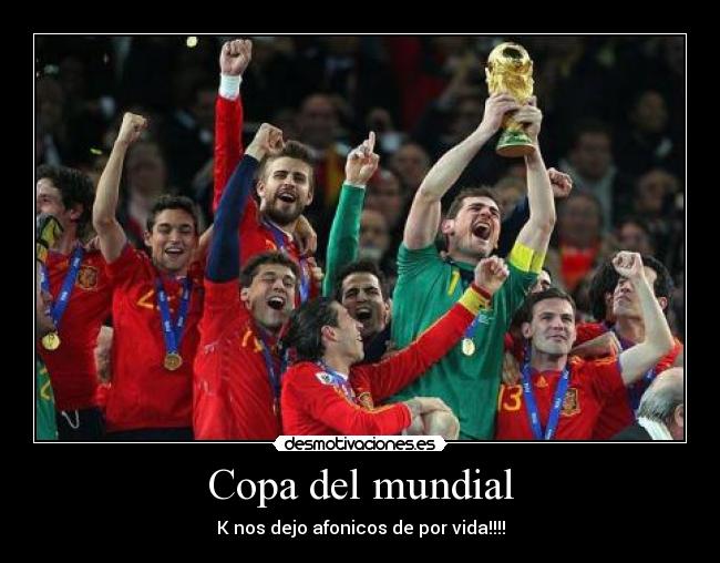 Copa del mundial - K nos dejo afonicos de por vida!!!!